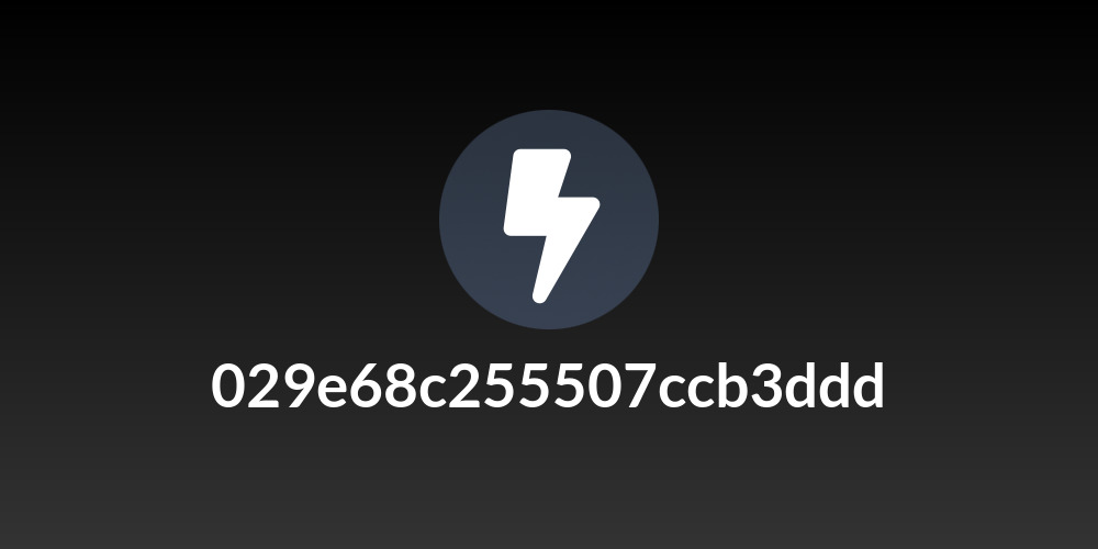 029e68c255507ccb3ddd