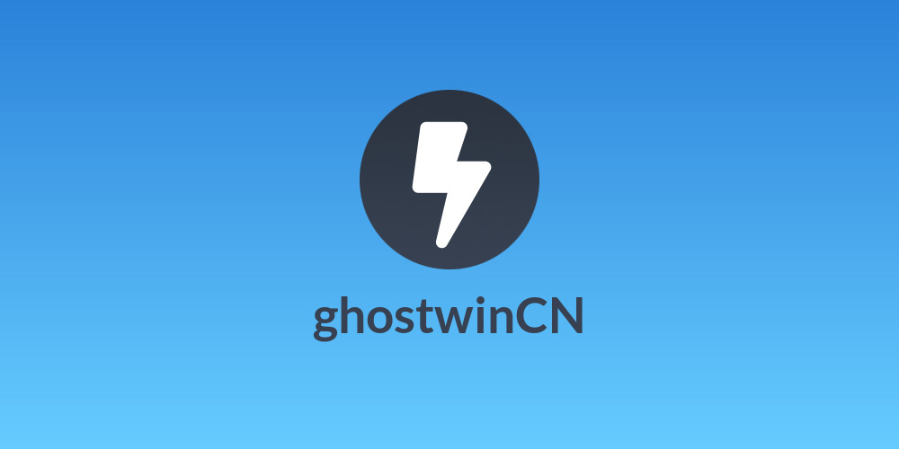 ⚡👻ghostwin🀄CN
