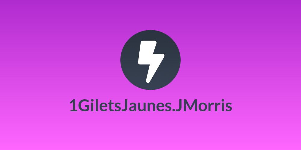 1GiletsJaunes.JMorris