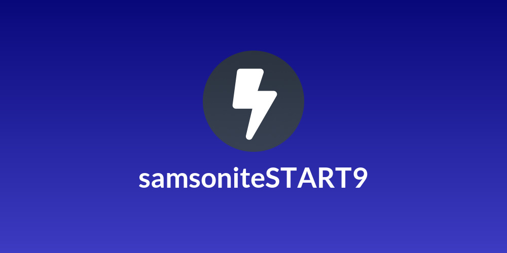 samsoniteSTART9