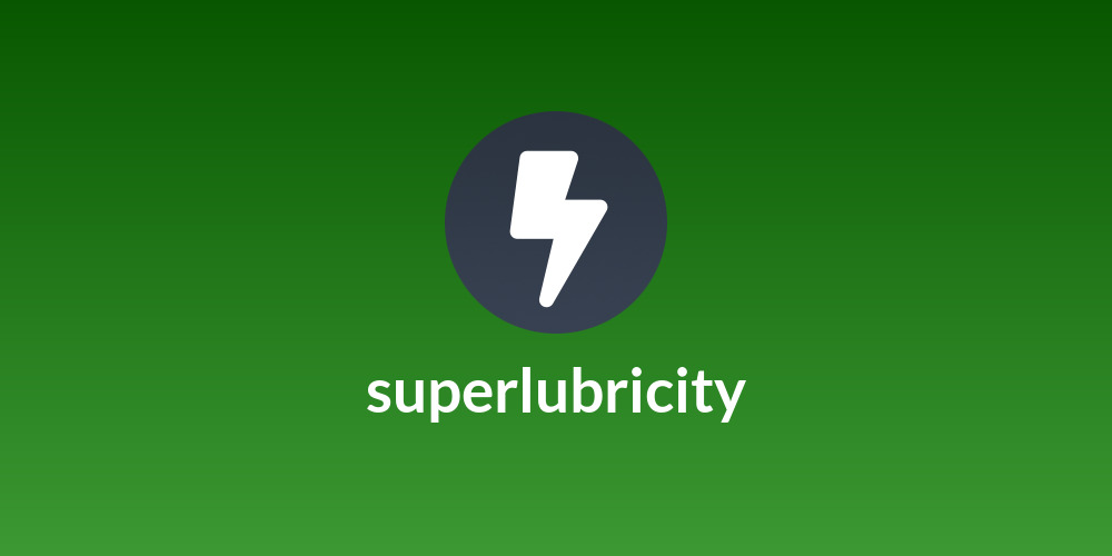 superlubricity