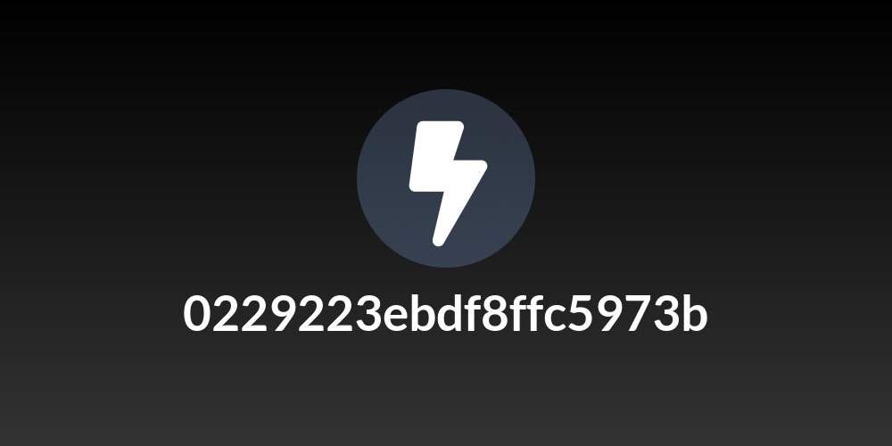 0229223ebdf8ffc5973b