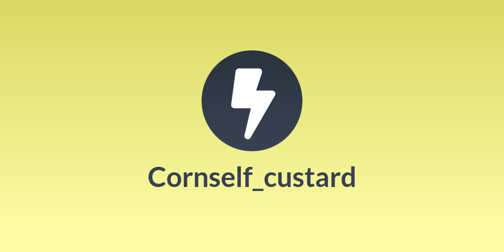 Corn🌽self_custard