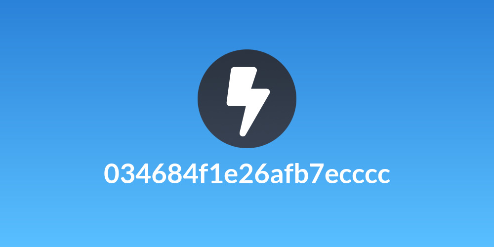 034684f1e26afb7ecccc