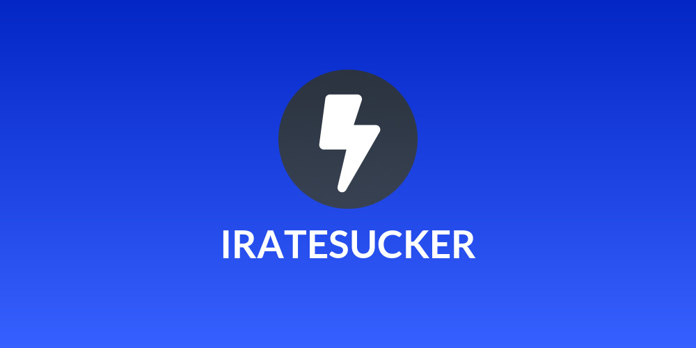 IRATESUCKER