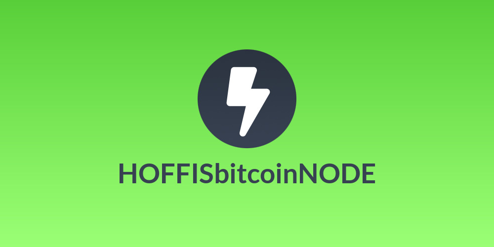 HOFFISbitcoinNODE