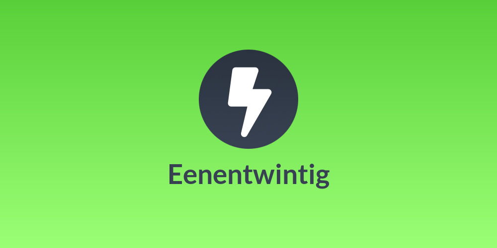 Eenentwintig