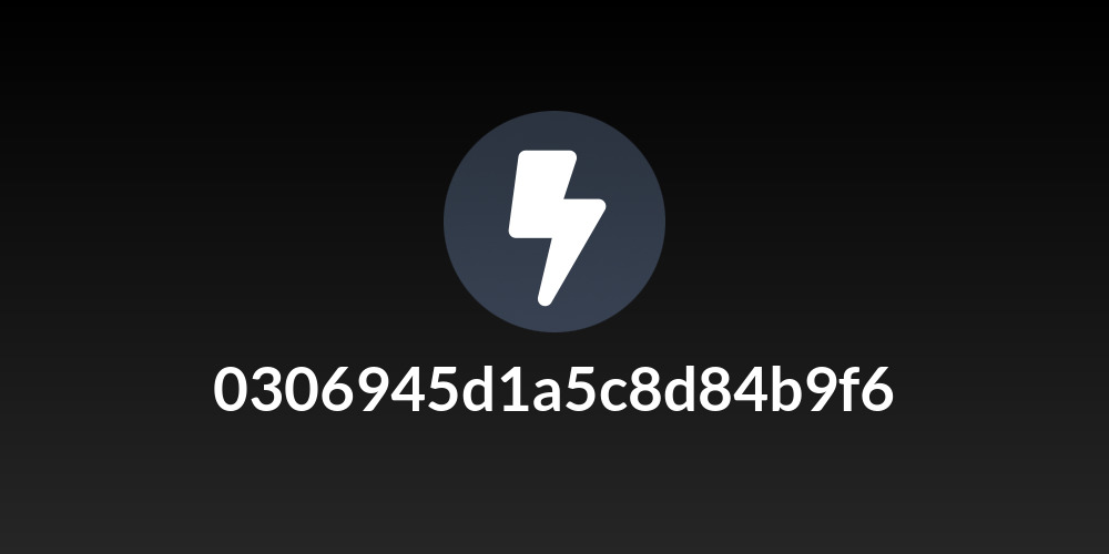 0306945d1a5c8d84b9f6