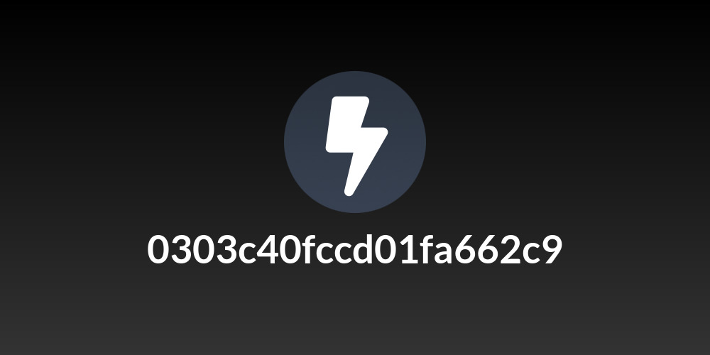 0303c40fccd01fa662c9