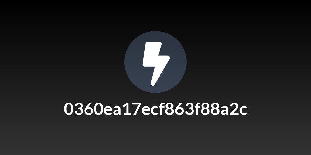 0360ea17ecf863f88a2c