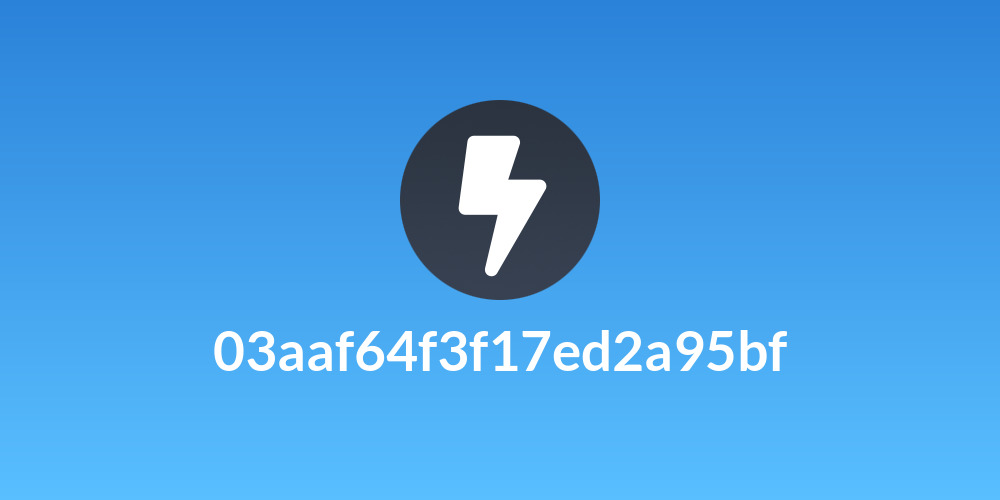 03aaf64f3f17ed2a95bf