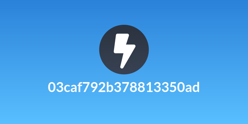 03caf792b378813350ad