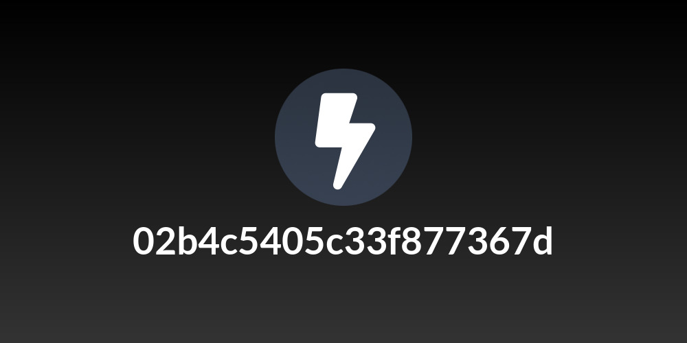 02b4c5405c33f877367d