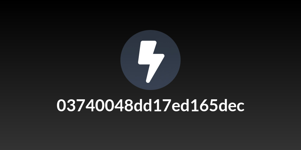 03740048dd17ed165dec