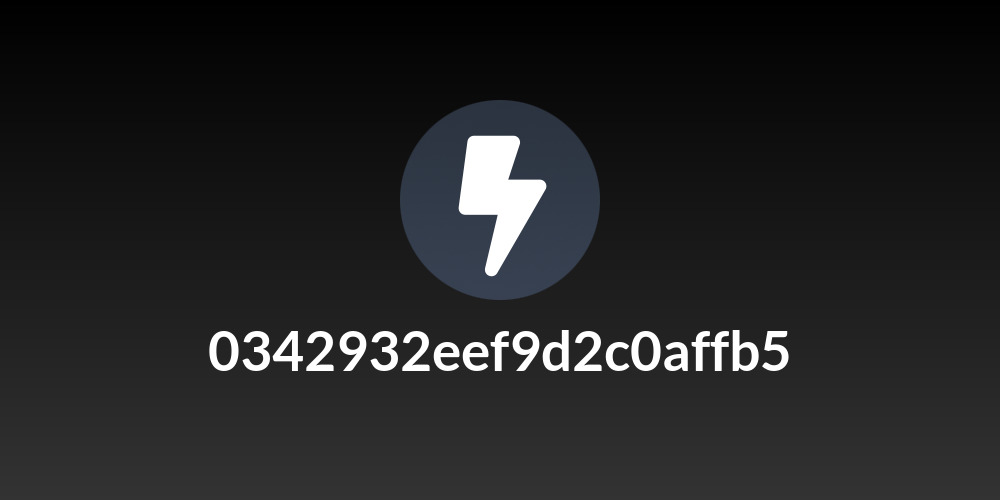 0342932eef9d2c0affb5