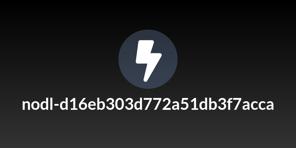 nodl-d16eb303d772a51db3f7acca