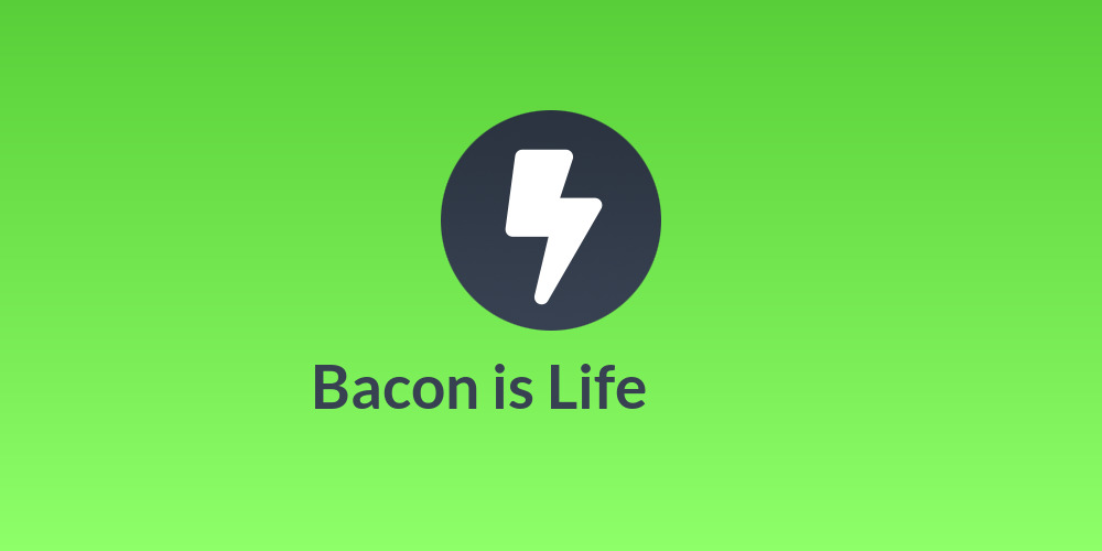 Bacon is Life 🐖⚡🥓🧡