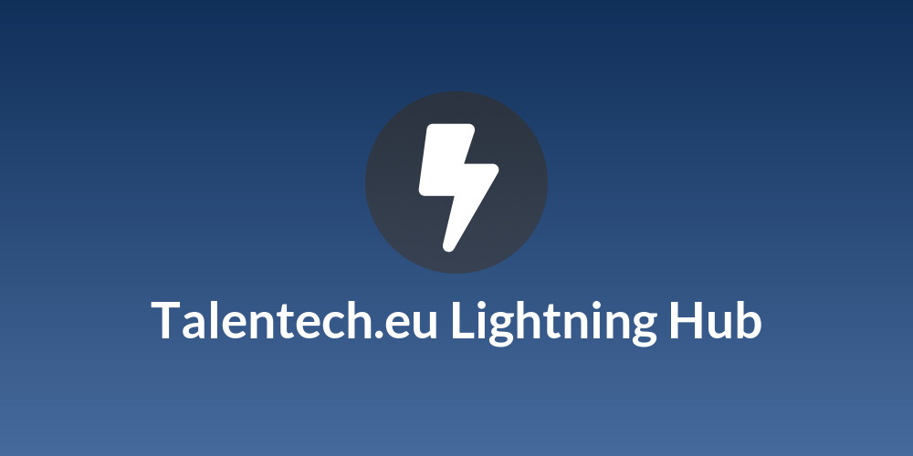 Talentech.eu Lightning Hub