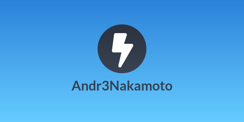 Andr3Nakamoto