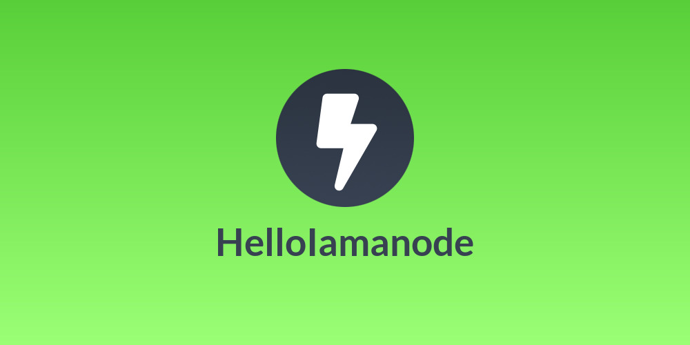 HelloIamanode