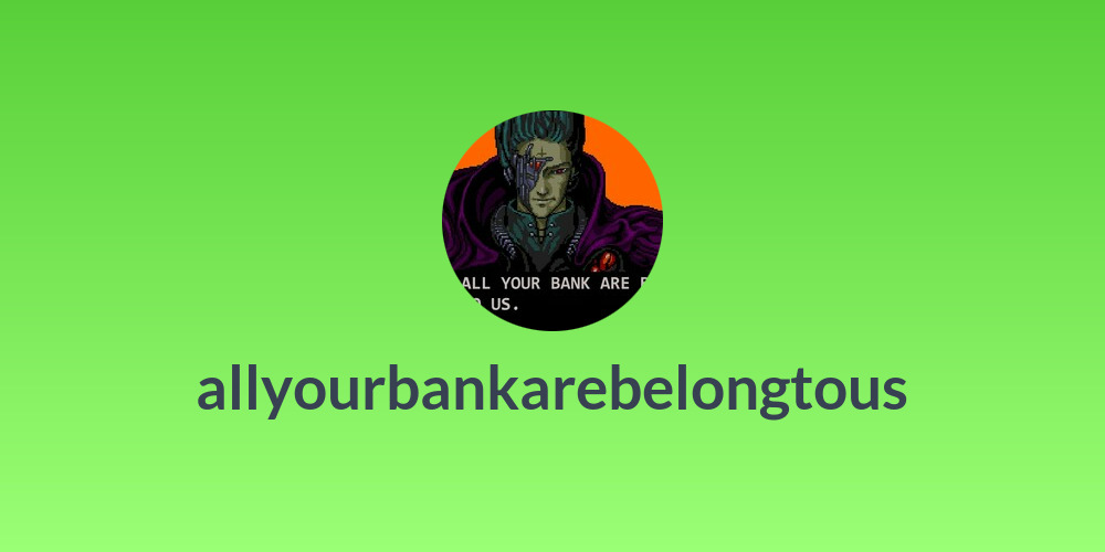 allyourbankarebelongtous