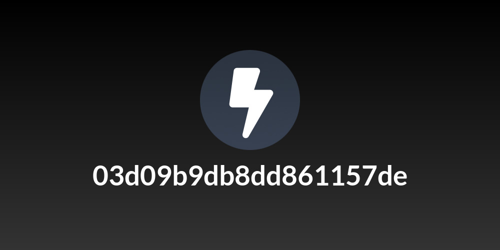 03d09b9db8dd861157de