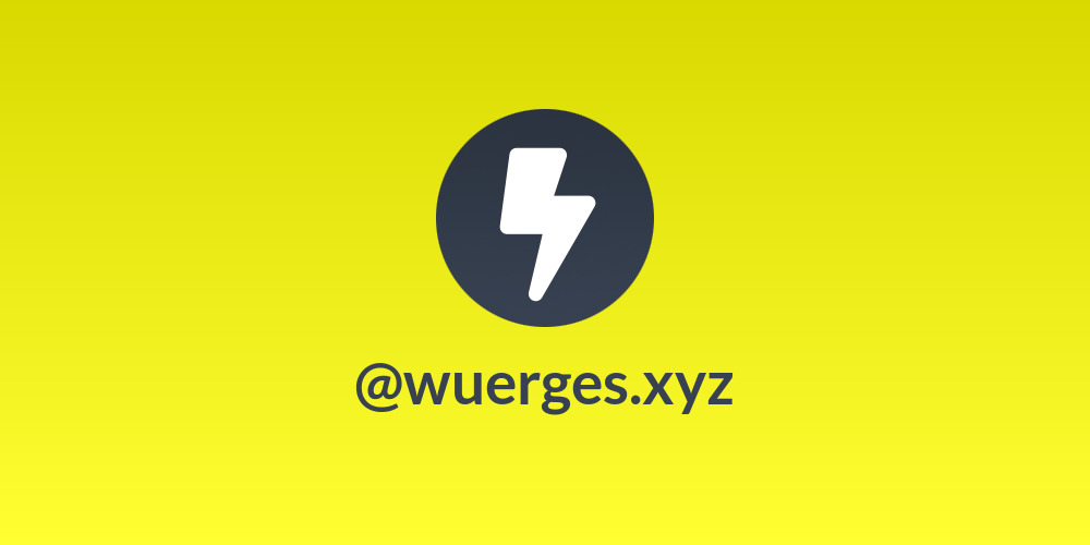 🦖@wuerges.xyz🐍🌍⚡