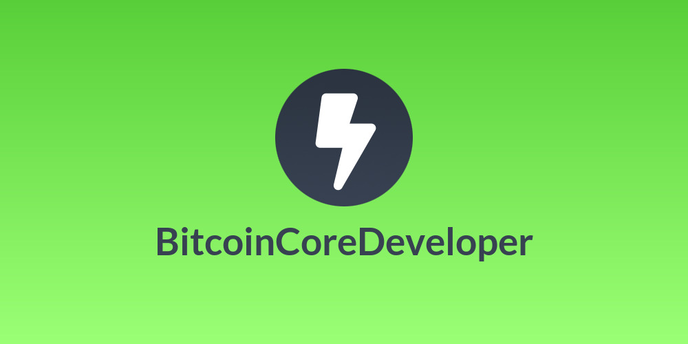 BitcoinCoreDeveloper
