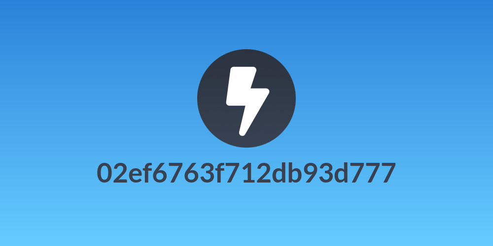 02ef6763f712db93d777