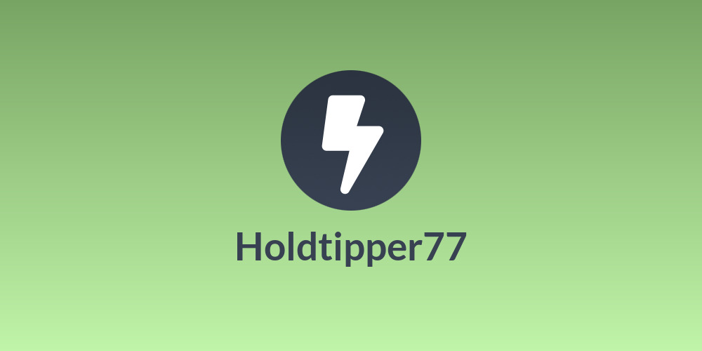 Holdtipper77