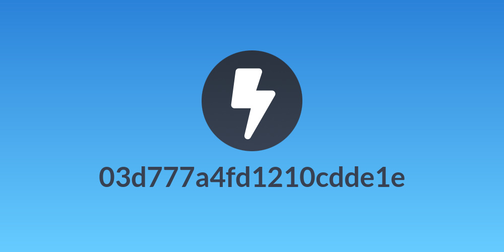 03d777a4fd1210cdde1e