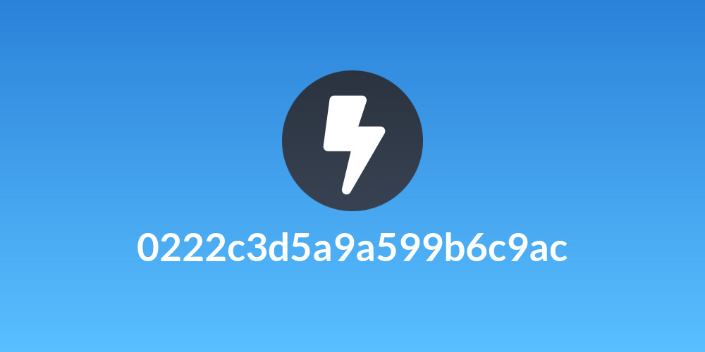 0222c3d5a9a599b6c9ac