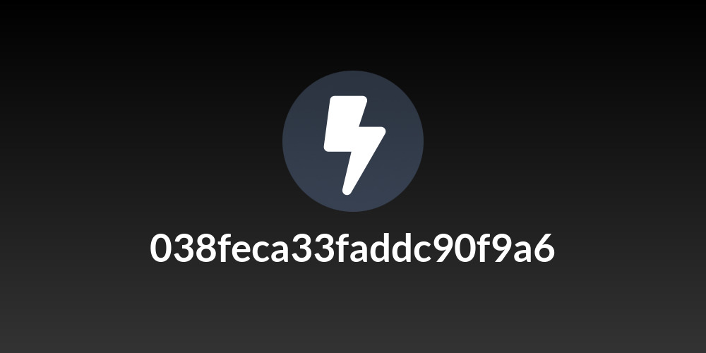 038feca33faddc90f9a6