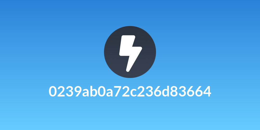 0239ab0a72c236d83664