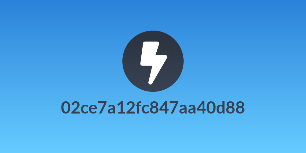 02ce7a12fc847aa40d88