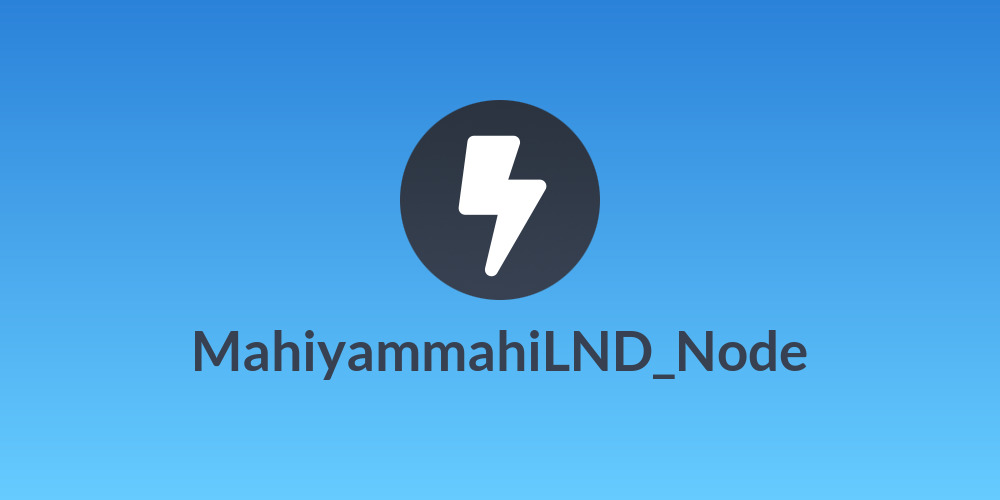 MahiyammahiLND_Node