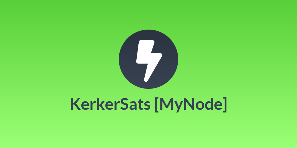 KerkerSats [MyNode]