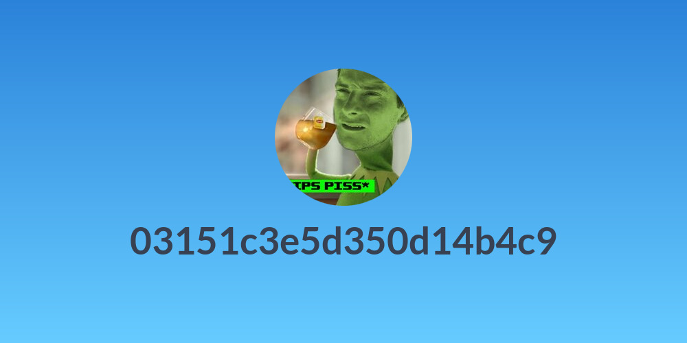 03151c3e5d350d14b4c9